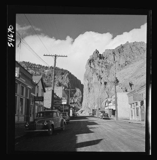 Untitled photo, possibly related to: Creede, Colorado. Lead and silver mining in a former "ghost town"