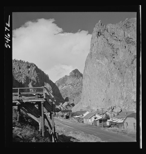 Creede, Colorado. Lead and silver mining in a former "ghost town"
