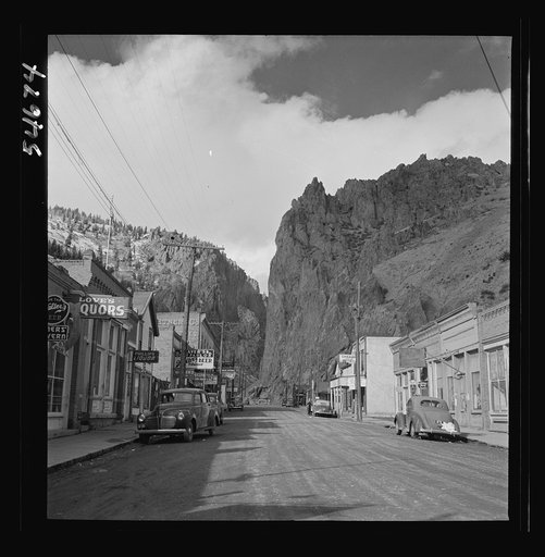 Untitled photo, possibly related to: Creede, Colorado. Lead and silver mining in a former "ghost town"