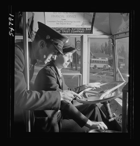 Training women to operate buses and taxicabs