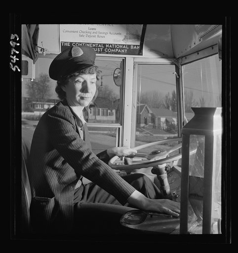 Training women to operate buses and taxicabs