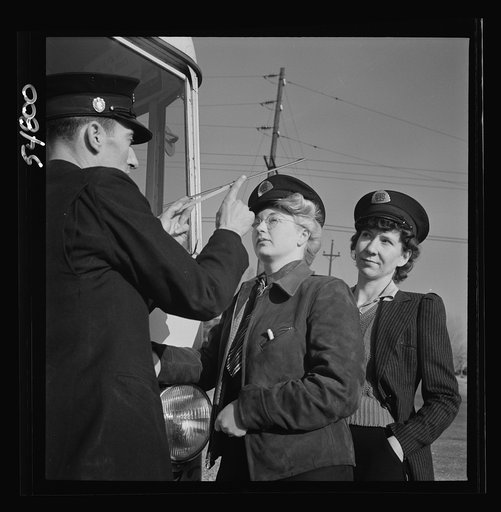 Training women to operate buses and taxicabs
