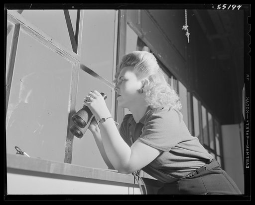 In the contract test flight department, the secretary records each flight as they are made by company test pilots