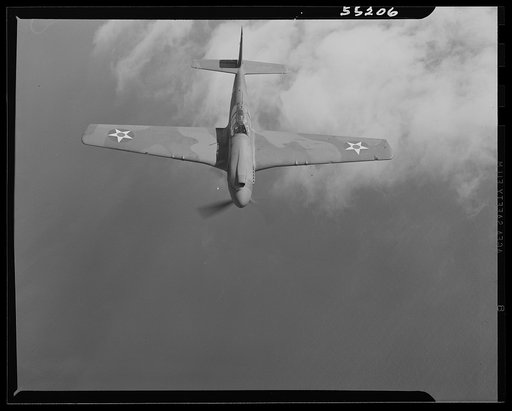 North American P-51 Mustang Fighter which is in service with the British Air Force