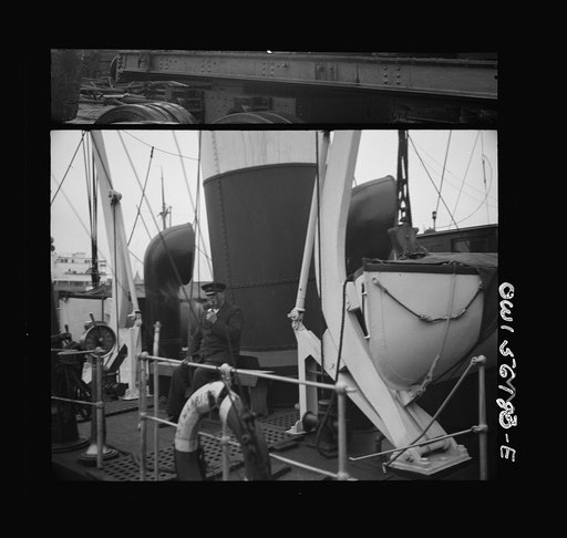 Glasgow, Scotland. The skipper of the Saint Warrior, a small vessel which operates in the Clyde