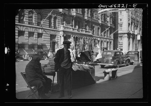 Philadelphia, Pennsylvania. Newsstand on South Broad Street