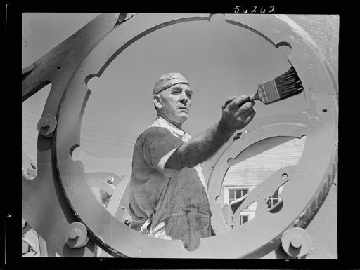 Untitled photo, possibly related to: De Land, Florida. De Land pool of small machine shops forming a sub-contracting group for war production