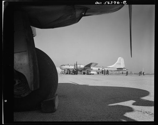 B-29 Super Fortress on display at Washington National Airport