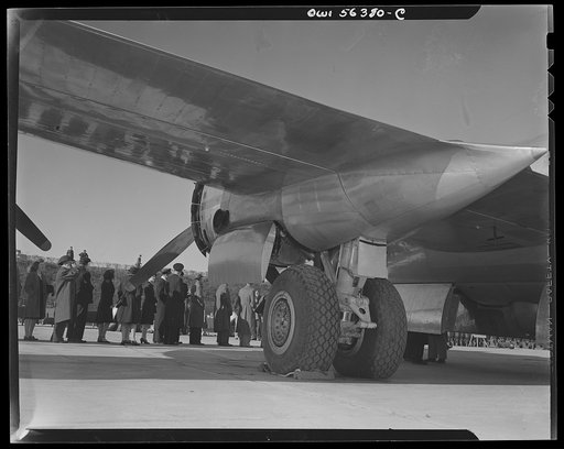 B-29 Super Fortress on display at Washington National Airport