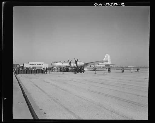 B-29 Super Fortress display at Washington National Airport