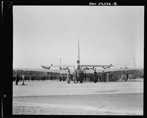 B-29 Super Fortress display. Washington National Airport