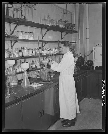 Bethesda, Maryland. Dr. C.K. Liang, a senior technical expert chemist, working in the Chemistry Division Laboratory of the National Institute of Health. Dr. Liang was send here by the Chinese government under the auspices of the United Nations Relief and Rehabilitation Administration to do various r