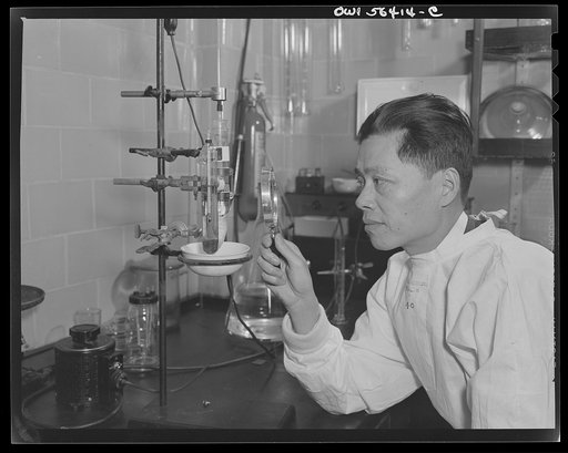 Bethesda, Maryland. Dr. C.K. Liang, a senior technical expert chemist, working in the Chemistry Division Laboratory of the National Institute of Health. Dr. Liang was send here by the Chinese government under the auspices of the United Nations Relief and Rehabilitation Administration to do various r