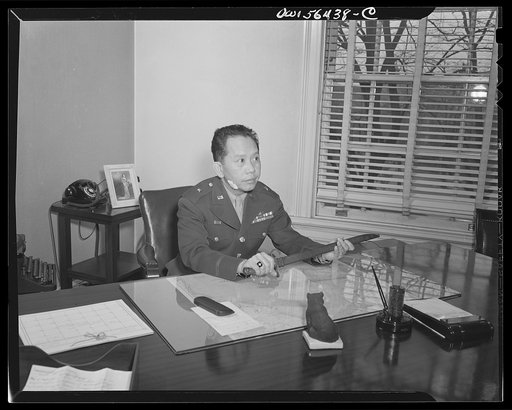 Washington, D.C. Brigadier General Carlos P. Romulo, representative of the Philippine Commonwealth