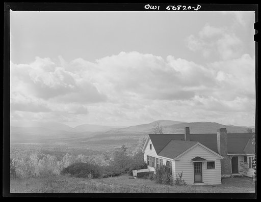 Miscellaneous lot of photographs by Barbara Wright, e.g. University of Virginia, Franconia, New Hampshire, Maine. Franconia, New Hampshire