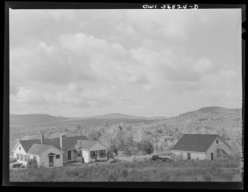 Miscellaneous lot of photographs by Barbara Wright, e.g. University of Virginia, Franconia, New Hampshire, Maine. Franconia, New Hampshire