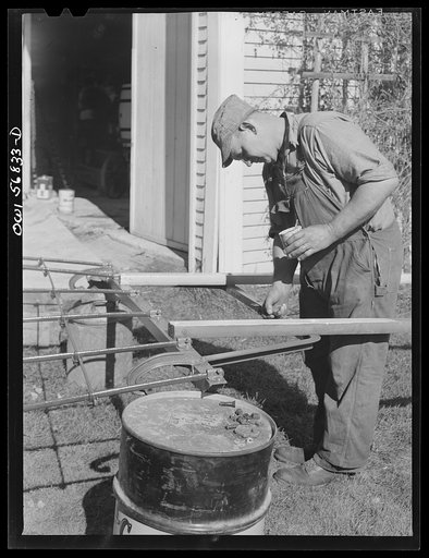 Miscellaneous lot of photographs by Barbara Wright, e.g. University of Virginia, Franconia, New Hampshire, Maine. Walter Richmond, Yankee farmer at Washburn homestead, Livermore, Maine