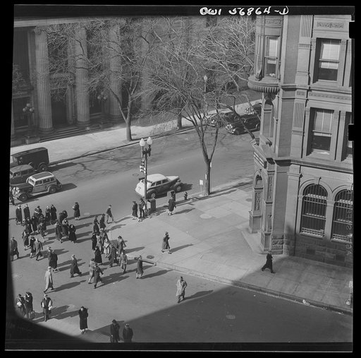Miscellaneous lot of photographs by Barbara Wright, e.g. University of Virginia, Franconia, New Hampshire, Maine. Corner of New York Avenue and 15th Street, Washington, D.C.