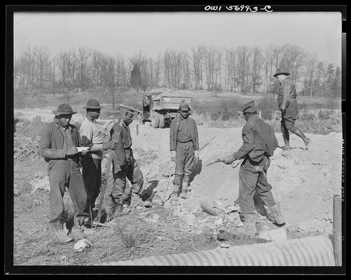 Miscellaneous lot of photographs by Barbara Wright. National Youth Administration (NYA), Works Progress Administration (WPA) and Civilian Conservation Corps (CCC)