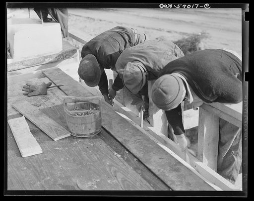 Miscellaneous lot of photographs by Barbara Wright. National Youth Administration (NYA), Works Progress Administration (WPA) and Civilian Conservation Corps (CCC)