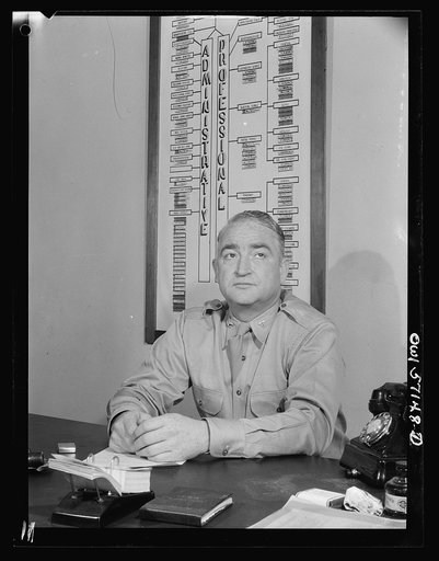 Melbourne, Australia. United States Army hospital. Portrait of Colonel William C. McCally, Cleveland, Ohio, Commanding Officer