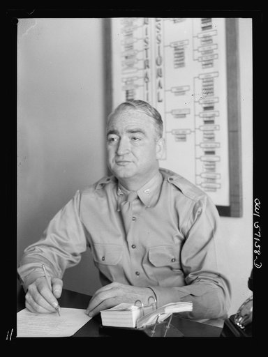Melbourne, Australia. United States Army hospital. . Portrait of Colonel William C. McCally, Cleveland, Ohio, Commanding Officer