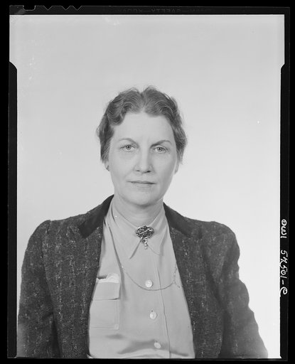 Miss Loula Dunn, Commissioner of Welfare for the State of Alabama, who went to Great Britain the early part of 1945 as a Special Speaker for the O.W.I.