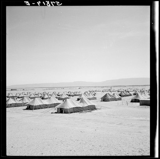 El Shatt, the United Nations Relief and Rehabilitation Administration's refugee camp for Yugoslavs