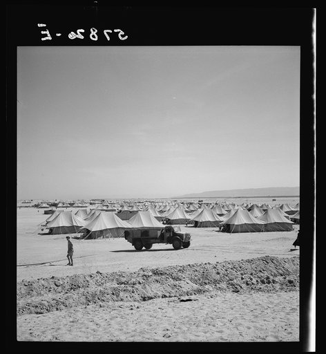 El Shatt, the United Nations Relief and Rehabilitation Administration's refugee camp for Yugoslavs