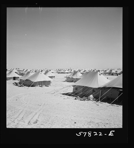 El Shatt, the United Nations Relief and Rehabilitation Administration's refugee camp for Yugoslavs