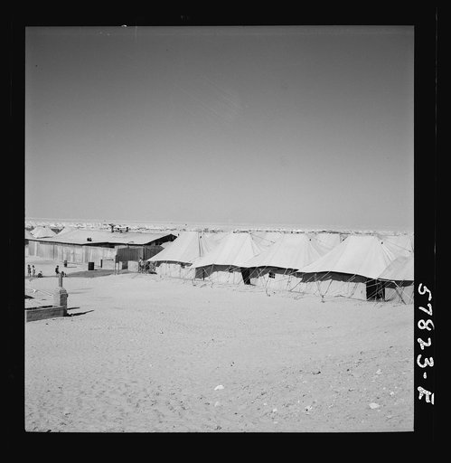 El Shatt, the United Nations Relief and Rehabilitation Administration's refugee camp for Yugoslavs