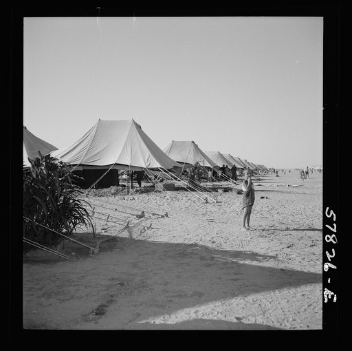 El Shatt, the United Nations Relief and Rehabilitation Administration's refugee camp for Yugoslavs