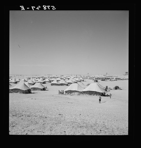 El Shatt, the United Nations Relief and Rehabilitation Administration's refugee camp for Yugoslavs