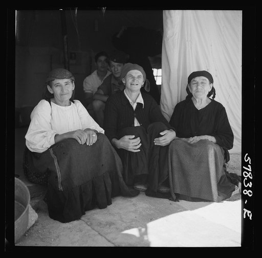 El Shatt, the United Nations Relief and Rehabilitation Administration's refugee camp for Yugoslavs