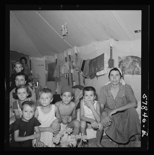 El Shatt, the United Nations Relief and Rehabilitation Administration's refugee camp for Yugoslavs