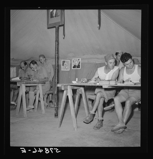 El Shatt, the United Nations Relief and Rehabilitation Administration's refugee camp for Yugoslavs