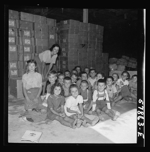 El Shatt, the United Nations Relief and Rehabilitation Administration's refugee camp for Yugoslavs