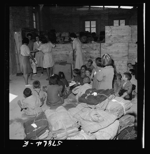 El Shatt, the United Nations Relief and Rehabilitation Administration's refugee camp for Yugoslavs