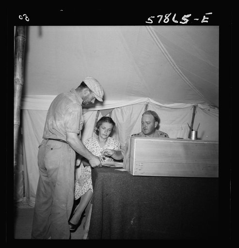 El Shatt, the United Nations Relief and Rehabilitation Administration's refugee camp for Yugoslavs