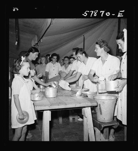 El Shatt, the United Nations Relief and Rehabilitation Administration's refugee camp for Yugoslavs