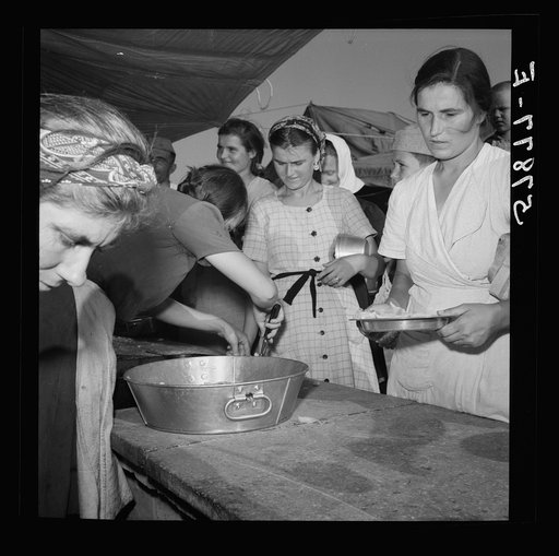 El Shatt, the United Nations Relief and Rehabilitation Administration's refugee camp for Yugoslavs