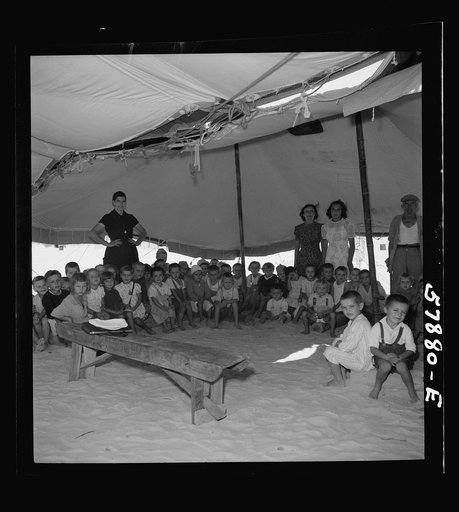 El Shatt, the United Nations Relief and Rehabilitation Administration's refugee camp for Yugoslavs