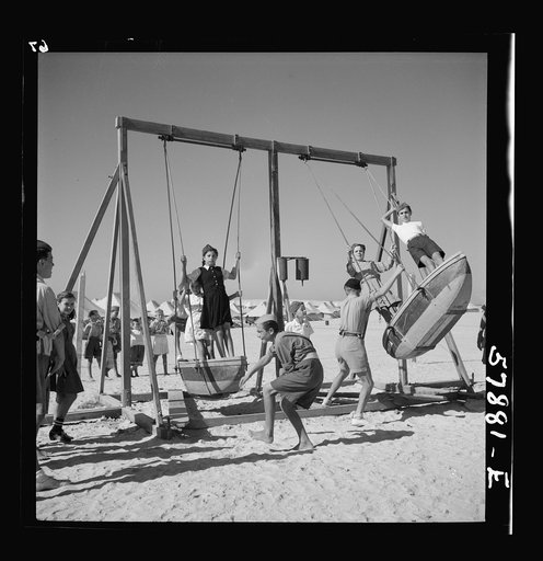 El Shatt, the United Nations Relief and Rehabilitation Administration's refugee camp for Yugoslavs