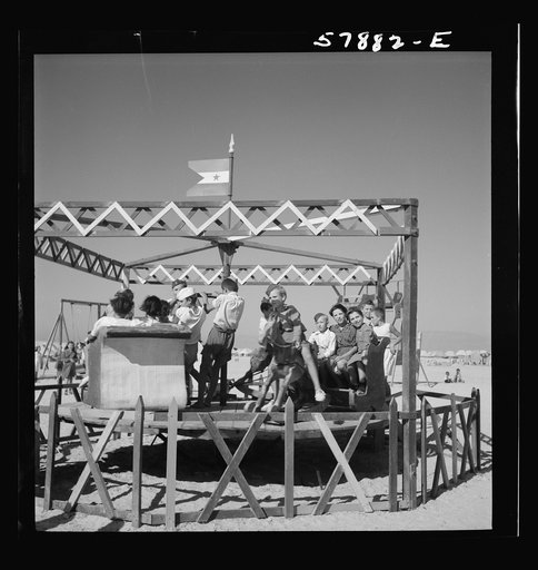 El Shatt, the United Nations Relief and Rehabilitation Administration's refugee camp for Yugoslavs