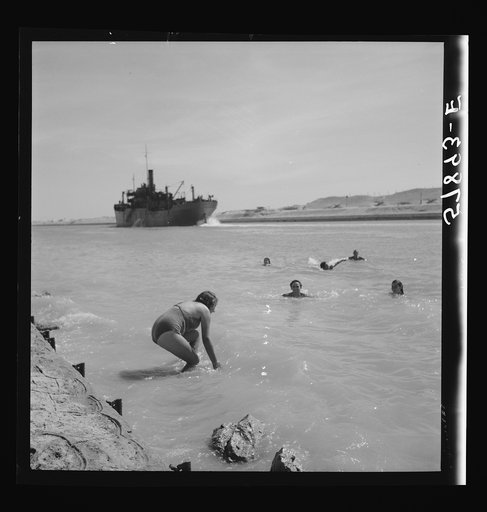 El Shatt, the United Nations Relief and Rehabilitation Administration's refugee camp for Yugoslavs