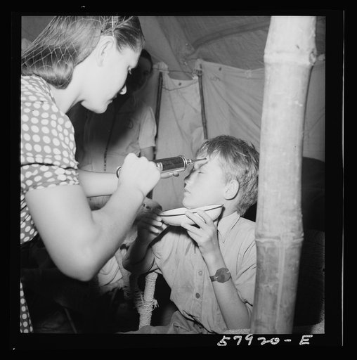 El Shatt, the United Nations Relief and Rehabilitation Administration's refugee camp for Yugoslavs