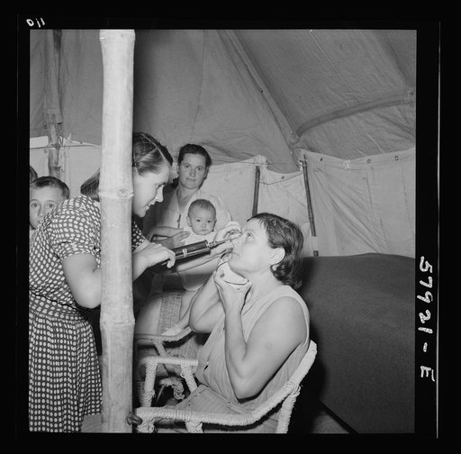 El Shatt, the United Nations Relief and Rehabilitation Administration's refugee camp for Yugoslavs
