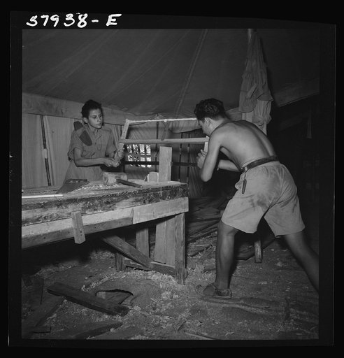 El Shatt, the United Nations Relief and Rehabilitation Administration's refugee camp for Yugoslavs