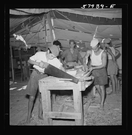 El Shatt, the United Nations Relief and Rehabilitation Administration's refugee camp for Yugoslavs