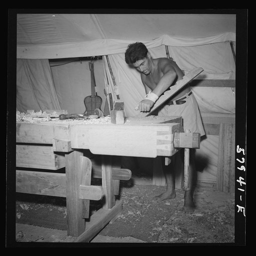 El Shatt, the United Nations Relief and Rehabilitation Administration's refugee camp for Yugoslavs